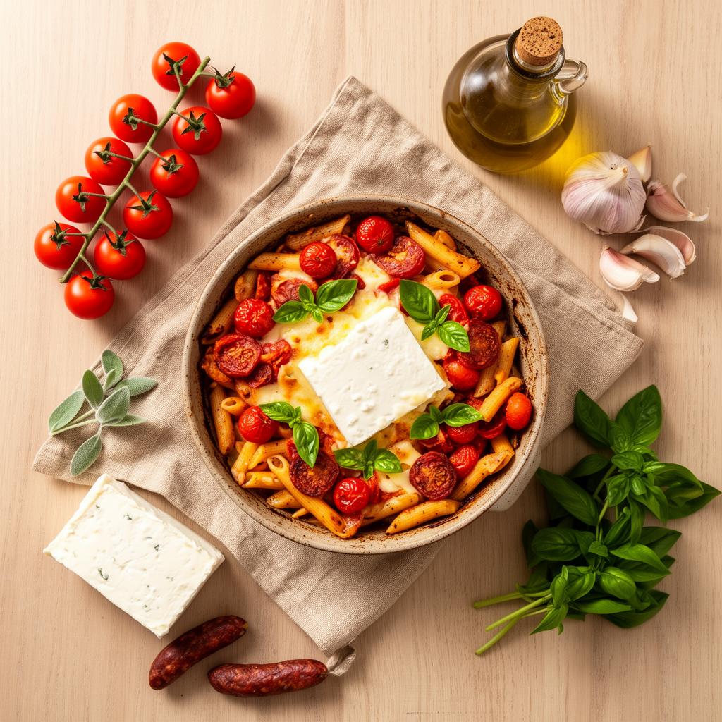 Baked Feta Pasta