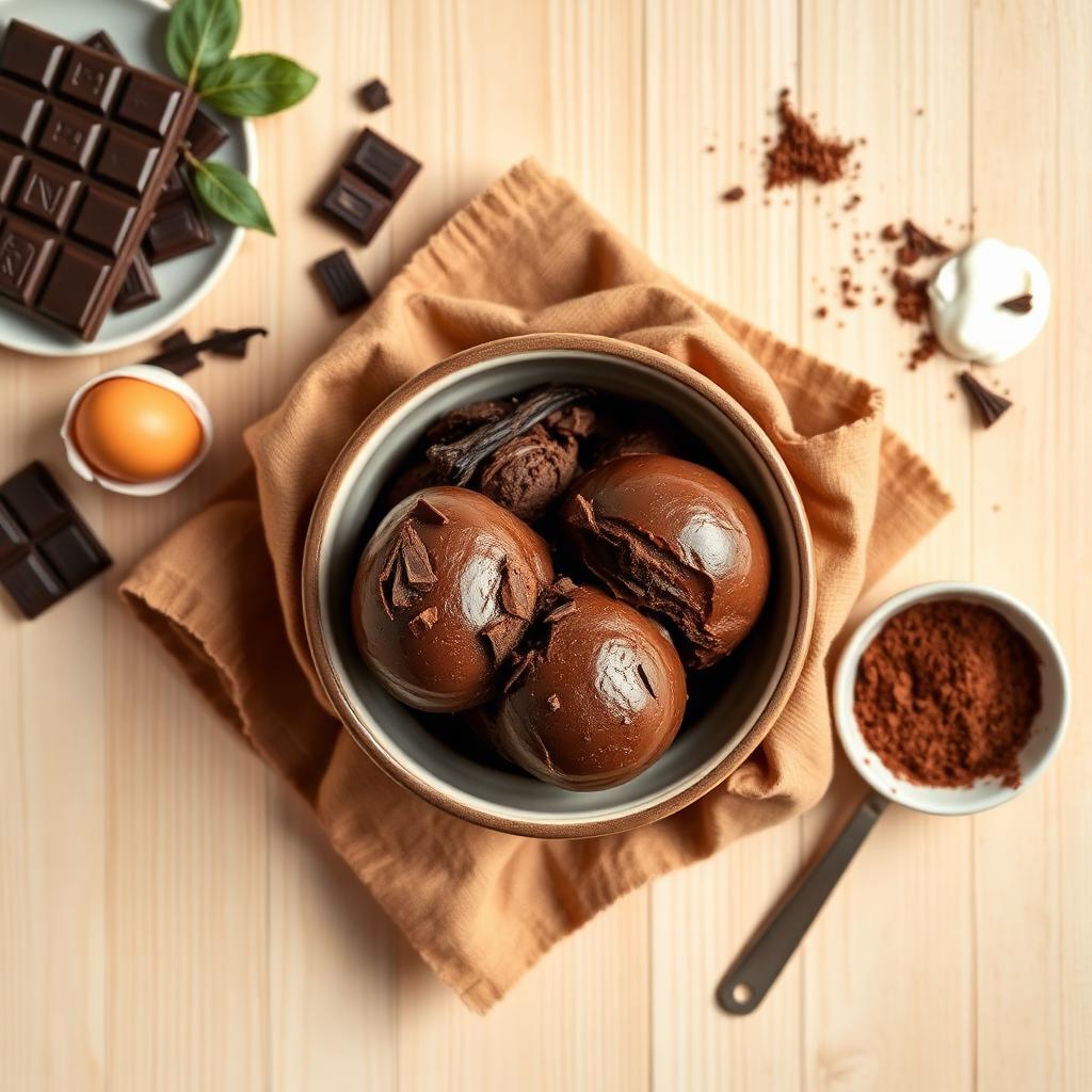 Sylvia's pure chocolade-ijs